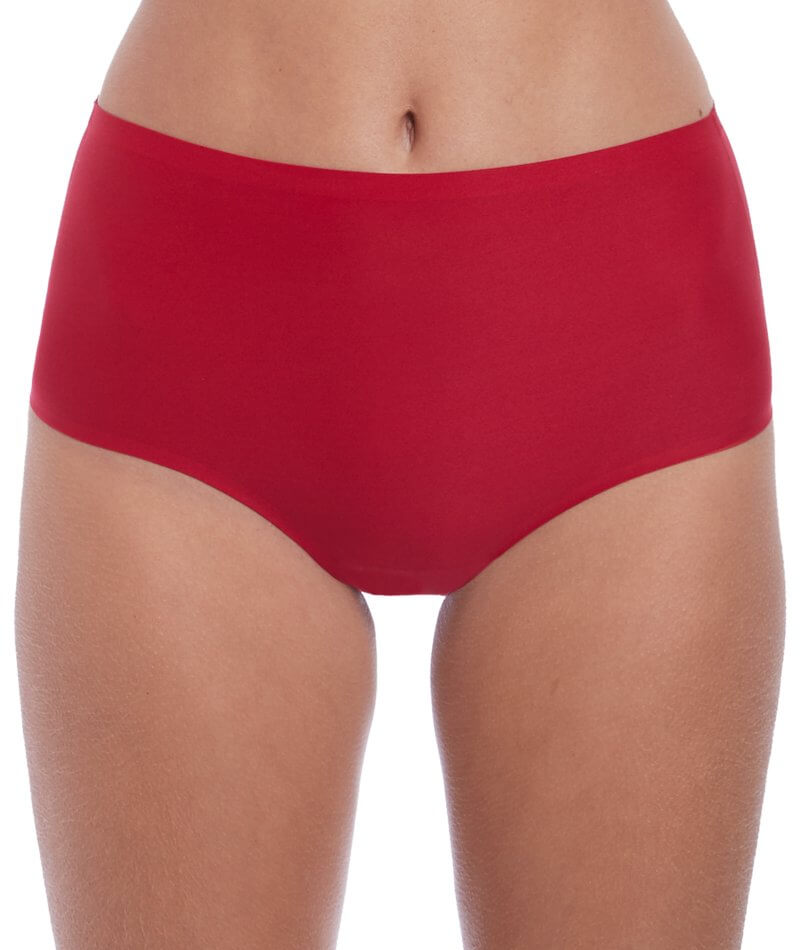 Fantasie Smoothease Invisible Stretch Full Brief - Red - Curvy Bras