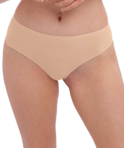 Fantasie Smoothease Invisible Stretch Thong - Natural Beige - Curvy Bras