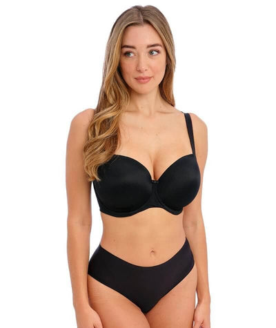 Fantasie Smoothease Underwire Moulded T-Shirt Bra - Black Bras