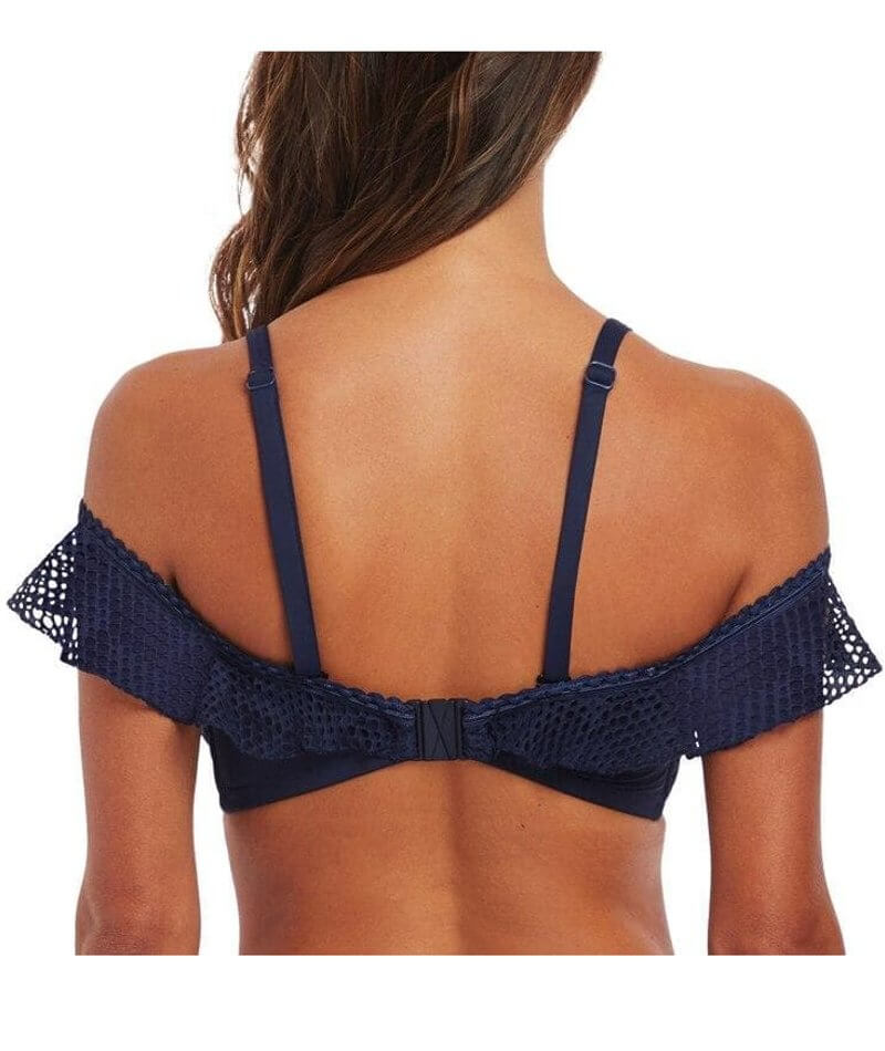 Fantasie Swim Marseille Underwire Bardot Bikini Top - Twilight Swim