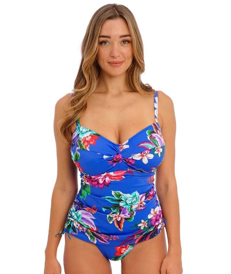 Fantasie Swim Halkidiki Underwire Twist Front Tankini Top - Ultramarine Swim