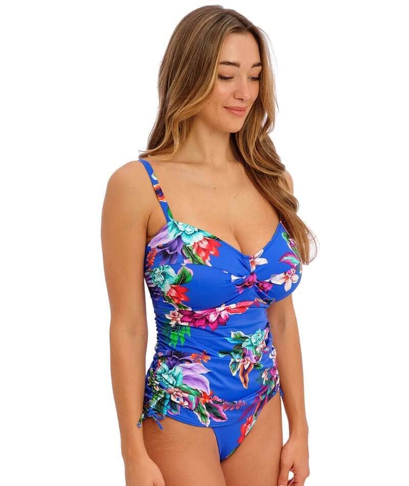 Fantasie Swim Halkidiki Underwire Twist Front Tankini Top - Ultramarine Swim