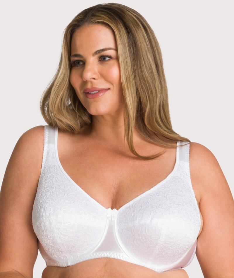 Fayreform Charlotte Underwire Bra - White Bras 34DD 