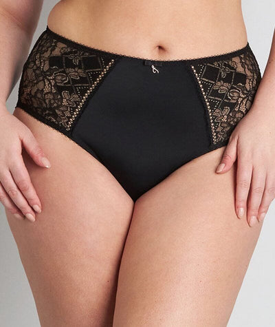 Fayreform Daring Full Brief - Black Knickers