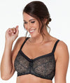 Fayreform Delicate Lace Underwire Bra - Black/Cream Tan Bras