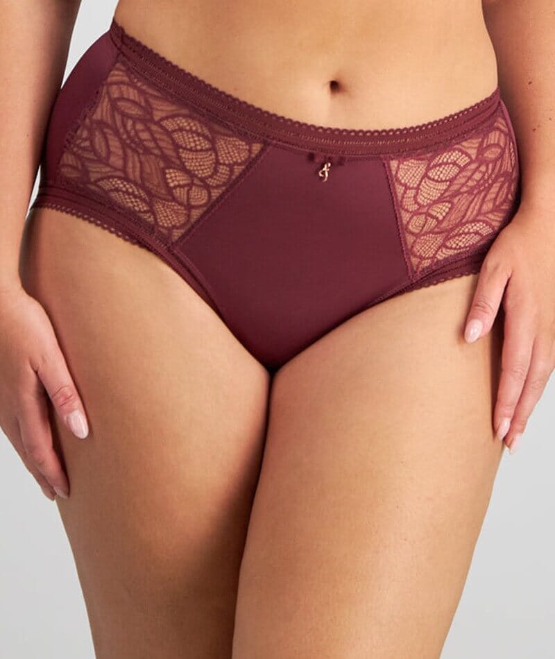 Fayreform Mysterious Full Brief - Windsor Wine Knickers