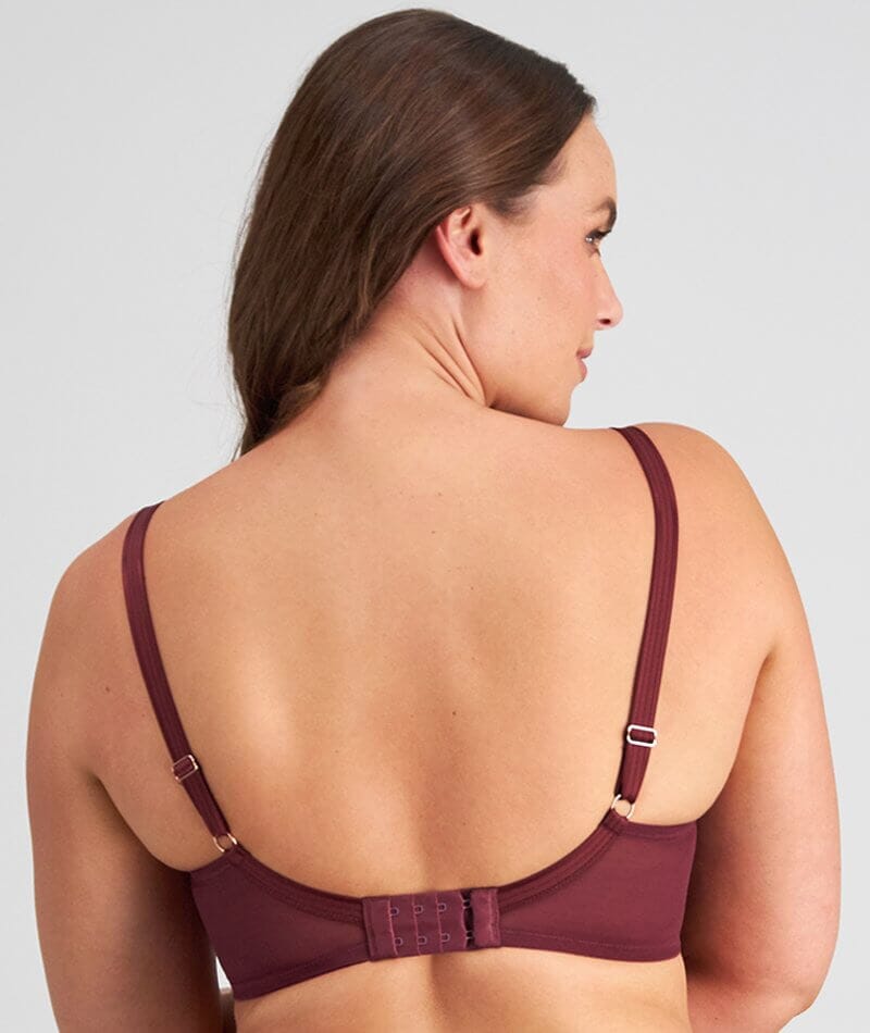 Fayreform Mysterious Wire-Free Bra - Windsor Wine Bras