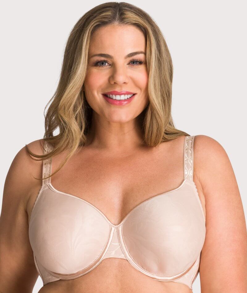 Get great lift and shape in the @fayrefor Lace Perfect Contour Bra!⁠ ⁠ Size  range 10-18 and D-G⁠ Colours: Black, Latte, Egret (fa