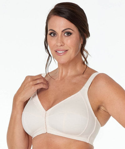 Fayreform Ultimate Comfort Front Closure Soft Cup Bra - Pink Champagne Bras