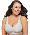 Playtex Comfort Revolution Contour Dot Wire Free Bra - Crystal Grey Bras