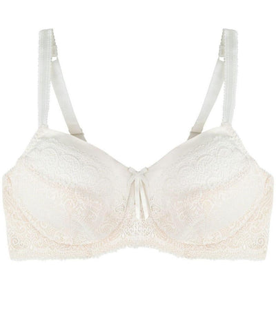 Fayreform Delicate Lace Underwire Bra - Ivory/Cream Tan Bras