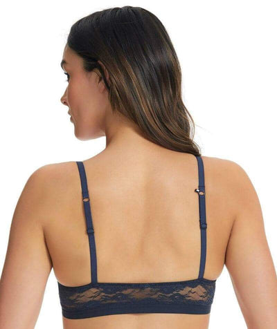 Finelines Invisible Lace Crop Top - Ink Bras