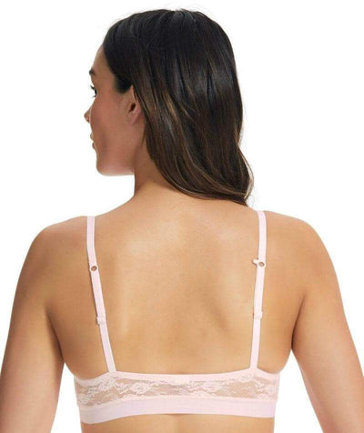Finelines Invisible Lace Wire-free Crop Top - Shell - Curvy Bras