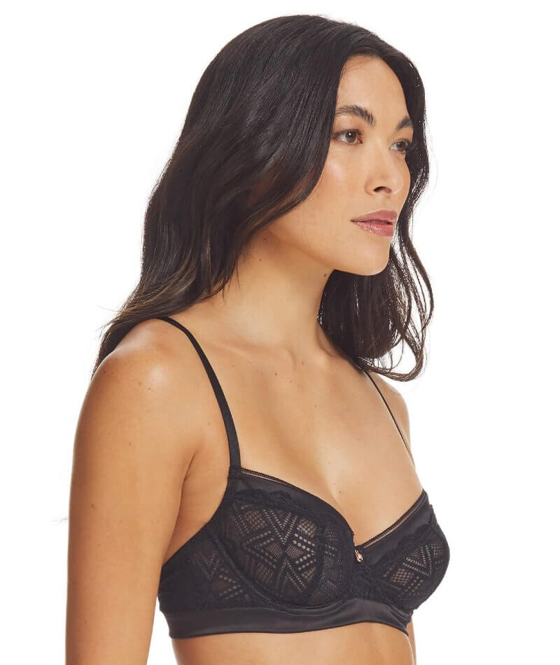 Underline by Finelines Prism Underwire Bra - Jet Bras
