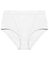 Form Flex® Single Medium Control Cotton Shaping Panty - White Shapewear