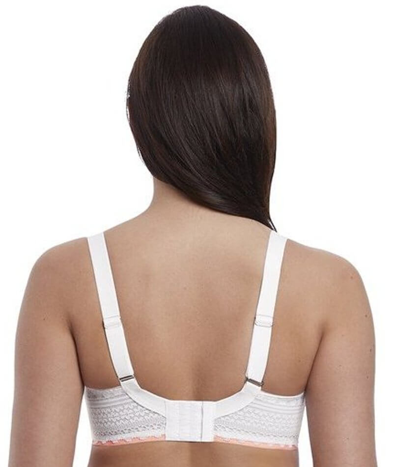 Freya Daisy Lace Underwire Balcony K Cup Bra - White Bras 28J White 