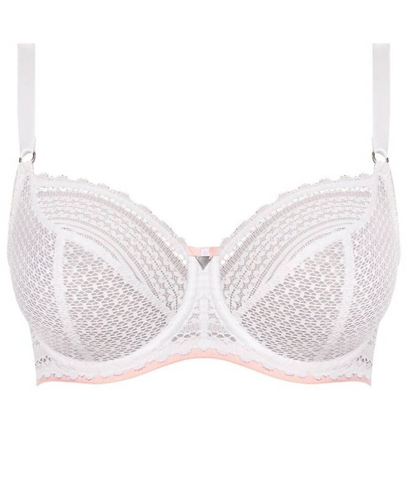 Freya Daisy Lace Underwire Balcony K Cup Bra - White