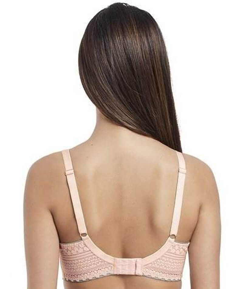 Freya Daisy Lace Underwire Balcony K Cup Bra - Blush Bras 28J Blush 