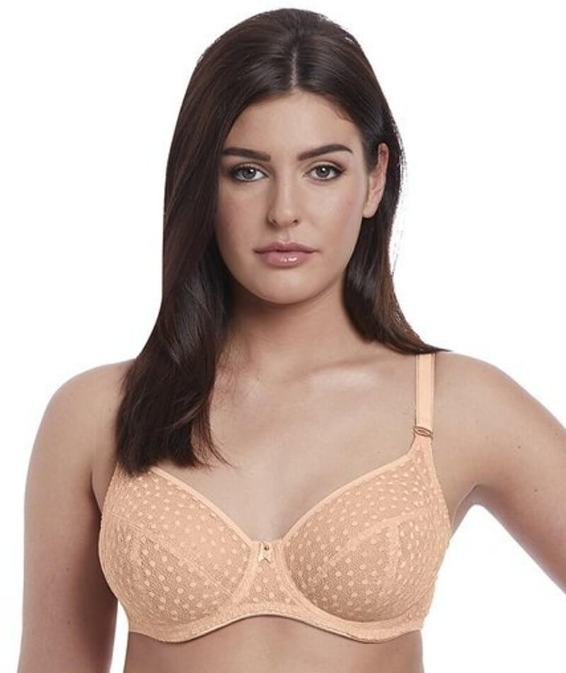 Freya Starlight Underwire Balcony Side Support Bra - Caramel Bras 28D Caramel 