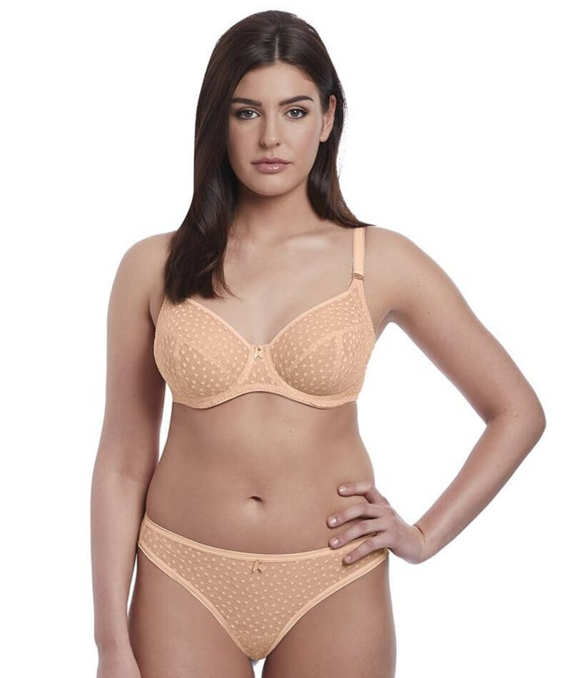 Freya Starlight Underwired Side Support Bra - Caramel - Curvy Bras