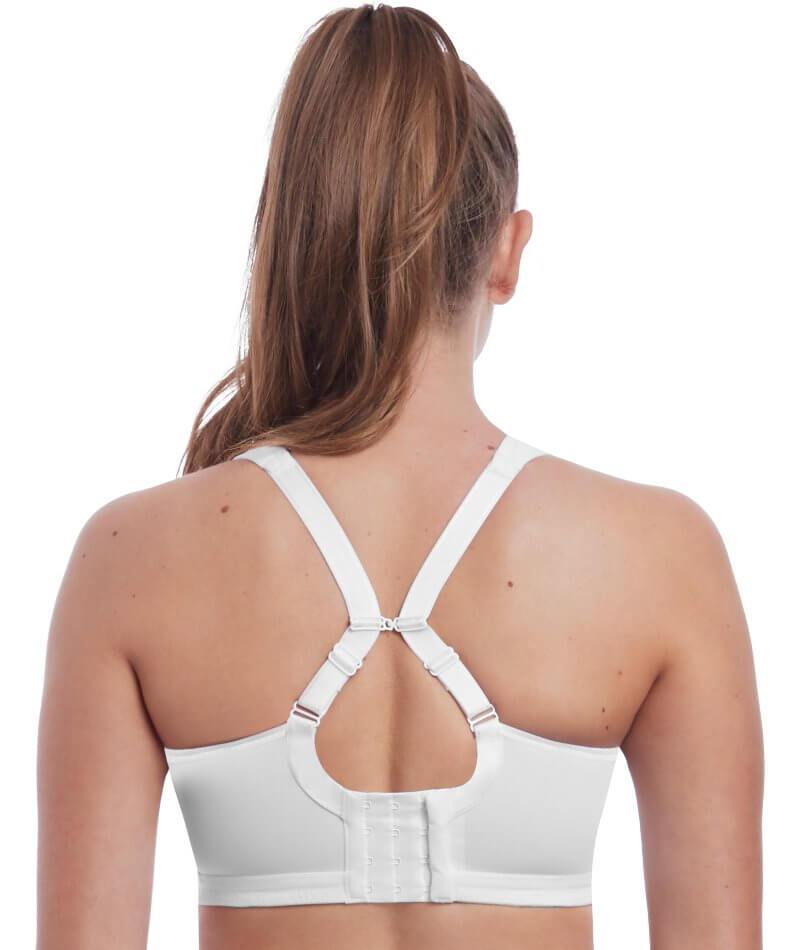 Freya Active Dynamic Wire-free Sports Bra - White - Curvy Bras