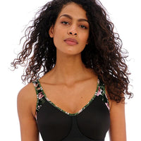 Freya Active Sonic Underwired Moulded Sports Bra - Pure Leopard Black -  Curvy Bras