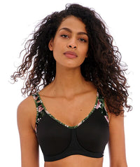 Freya Active Sonic Underwired Moulded Sports Bra - Jungle Black