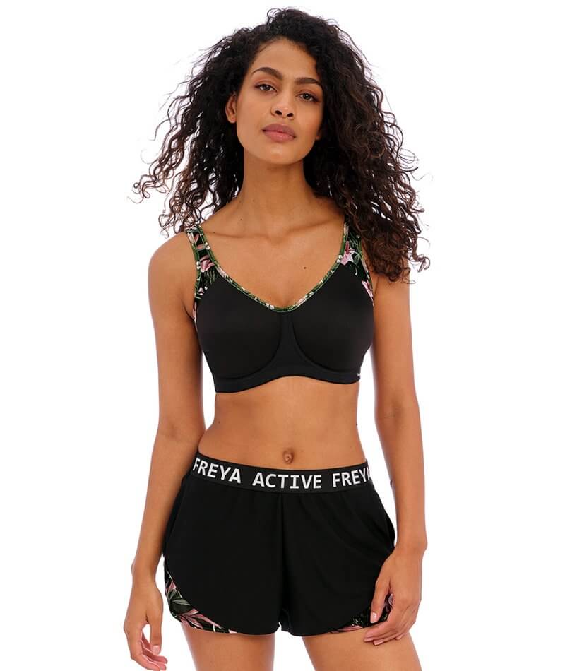 Freya Active Epic Underwired Crop Top Sports Bra – Electric Black - Sports  Bras Direct