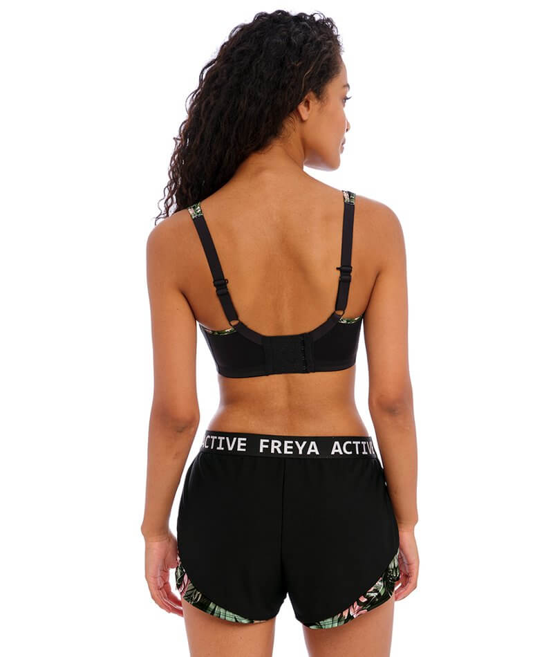 Freya Active Sonic Underwired Moulded Sports Bra - Pure Leopard Black -  Curvy Bras