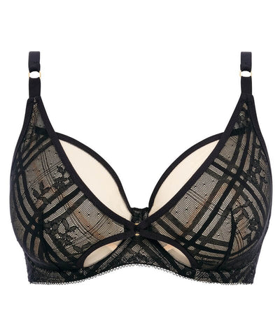 Freya Fatale Underwired High Apex Bra - Noir Bras