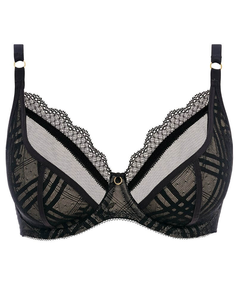 Freya Fatale Underwired Plunge Bra - Noir Bras