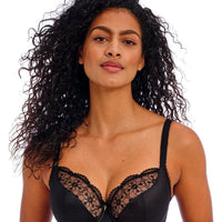 Freya Hallie Underwire Plunge Bra - Black