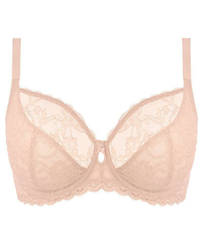 Freya Offbeat Underwired Plunge Bra - Natural Beige Bras