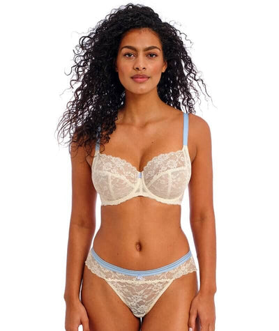 Freya Offbeat Underwired Side Support Bra - Something Blue Bras