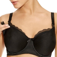 Freya Pure Underwire Moulded Nursing Bra - Black