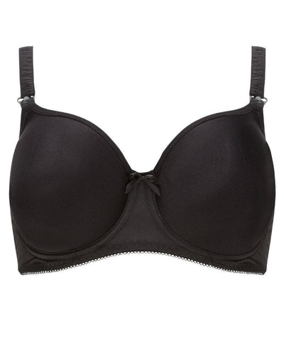 Freya Pure Underwire Moulded Nursing Bra - Black Bras