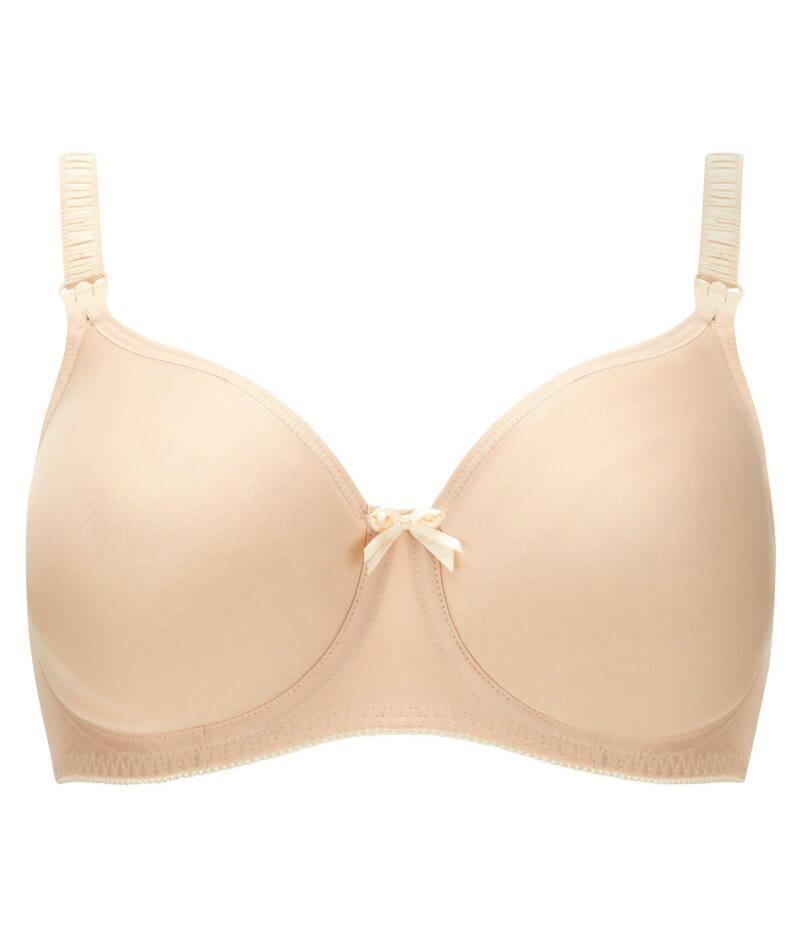 Freya Pure Underwire Moulded Nursing Bra - Nude - Curvy Bras