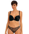 Freya Rose Blossom Brazilian Brief - Black Knickers