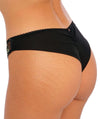 Freya Rose Blossom Brazilian Brief - Black Knickers