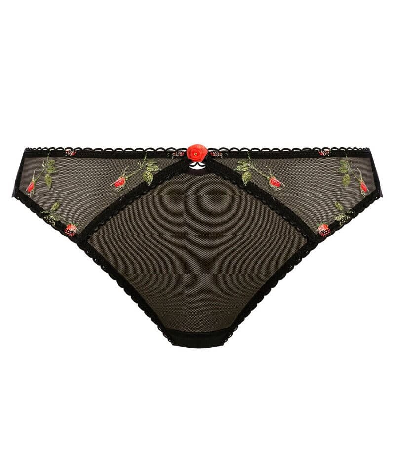 Freya Rose Blossom Brief - Black Knickers