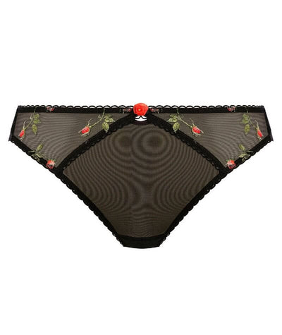 Freya Rose Blossom Brief - Black Knickers