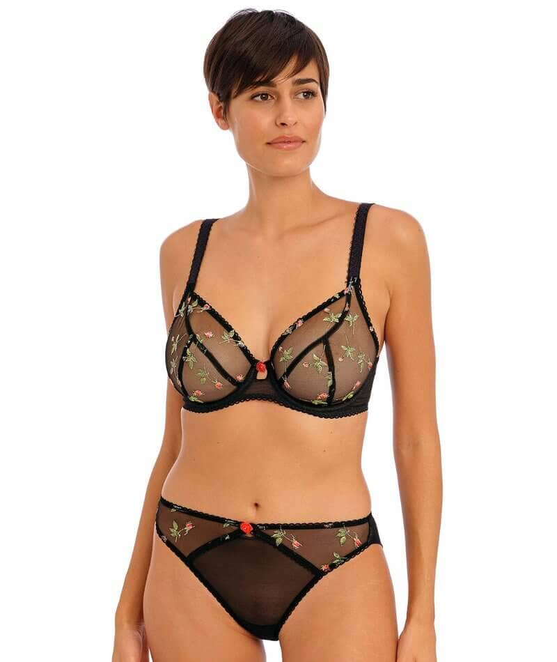 Loveland Bra by Freya, Black, Plunge Bra