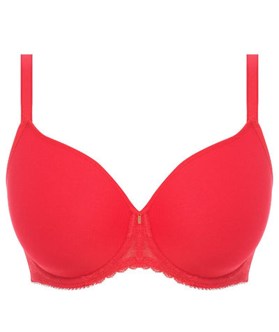 Freya Signature Underwired Moulded Spacer Bra - Chili Red Bras