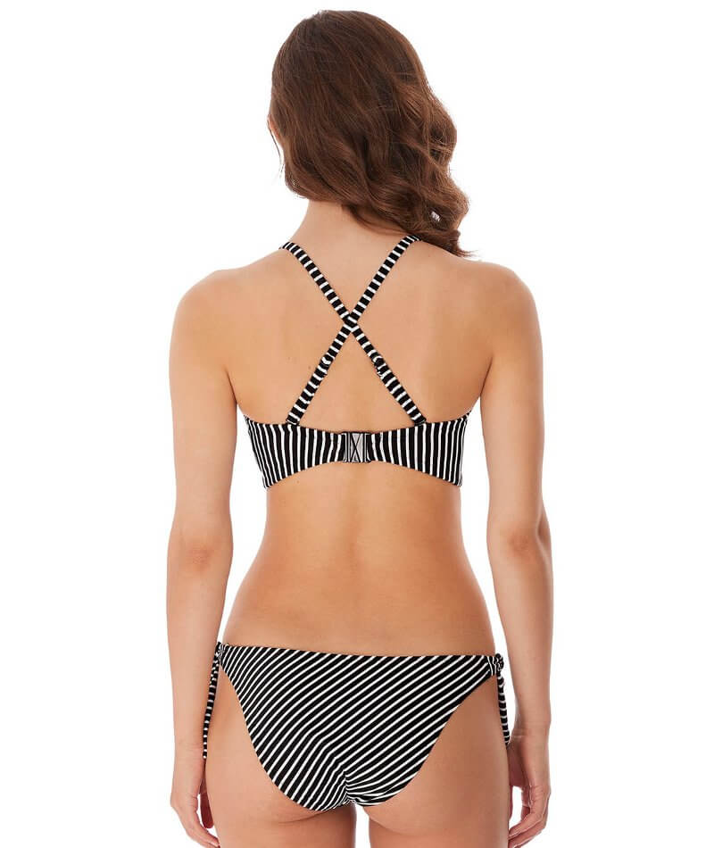 Freya Swim Beach Hut Underwire Padded Bandeau Bikini - Black Swim