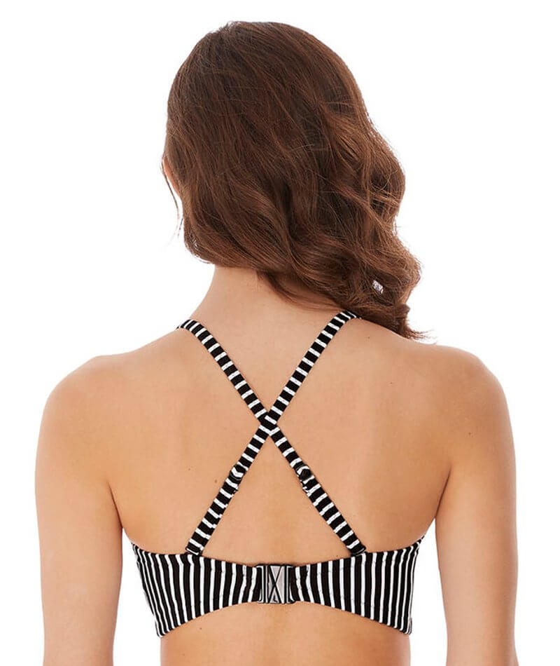 Freya Swim Beach Hut Underwire Padded Bandeau Bikini - Black Swim