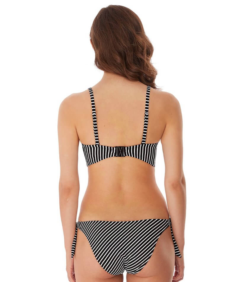 Freya Swim Beach Hut Underwire Padded Bandeau Bikini - Black Swim