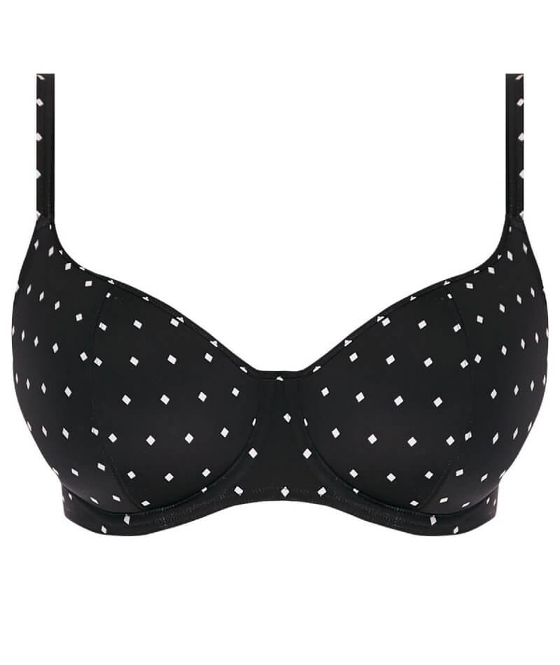 Freya Swim Jewel Cove Underwire Sweetheart Padded Bikini - Black Swim