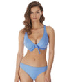 Freya Swim Beach Hut Underwire High Apex Bikini Top - Blue Moon Swim