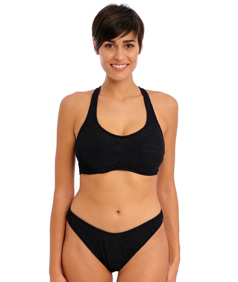 Freya Swim Ibiza Waves Underwire Bralette Bikini Top - Black Swim