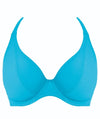 Freya Swim Jewel Cove Underwire Banded Halter Bikini Top - Plain Turquoise Swim
